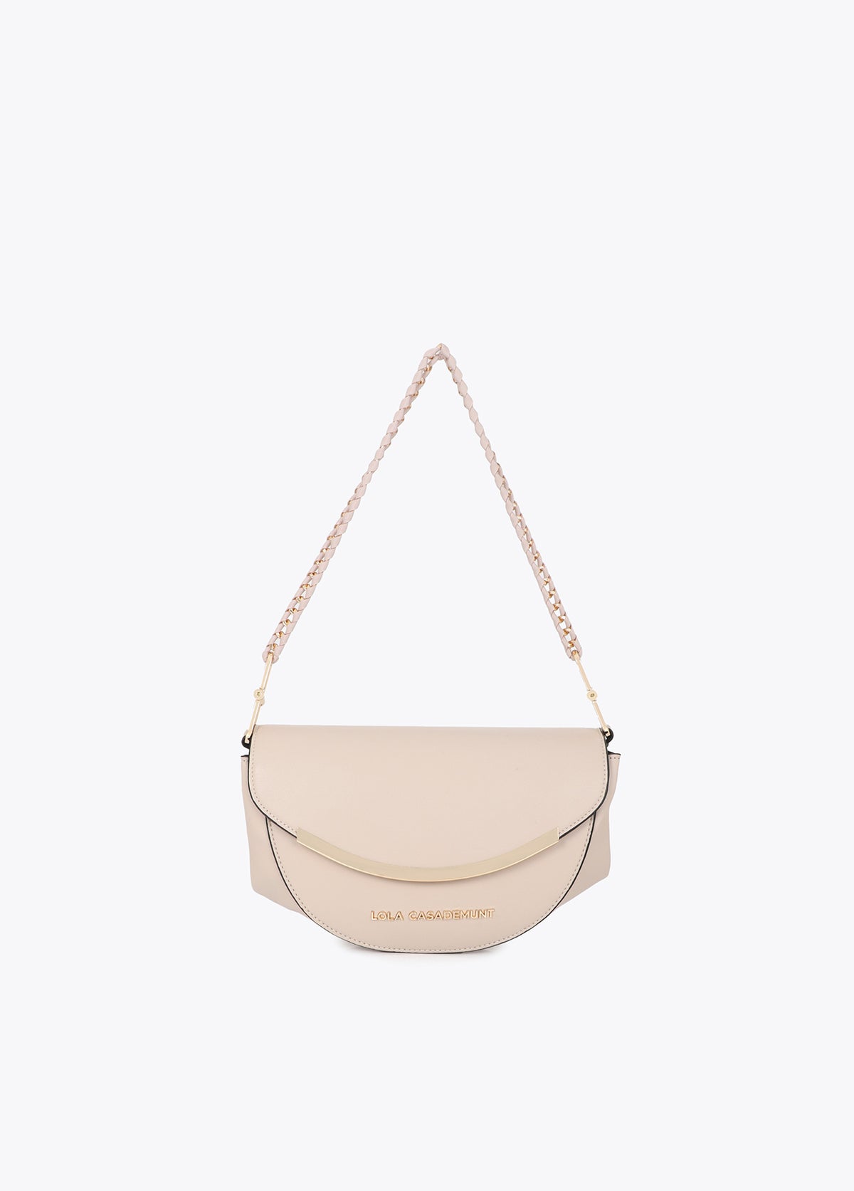 lf2604080-Shoulder strap with metallic detail-Ecru