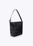 lf2604088-Hobo quilted knot detail with LC-Black