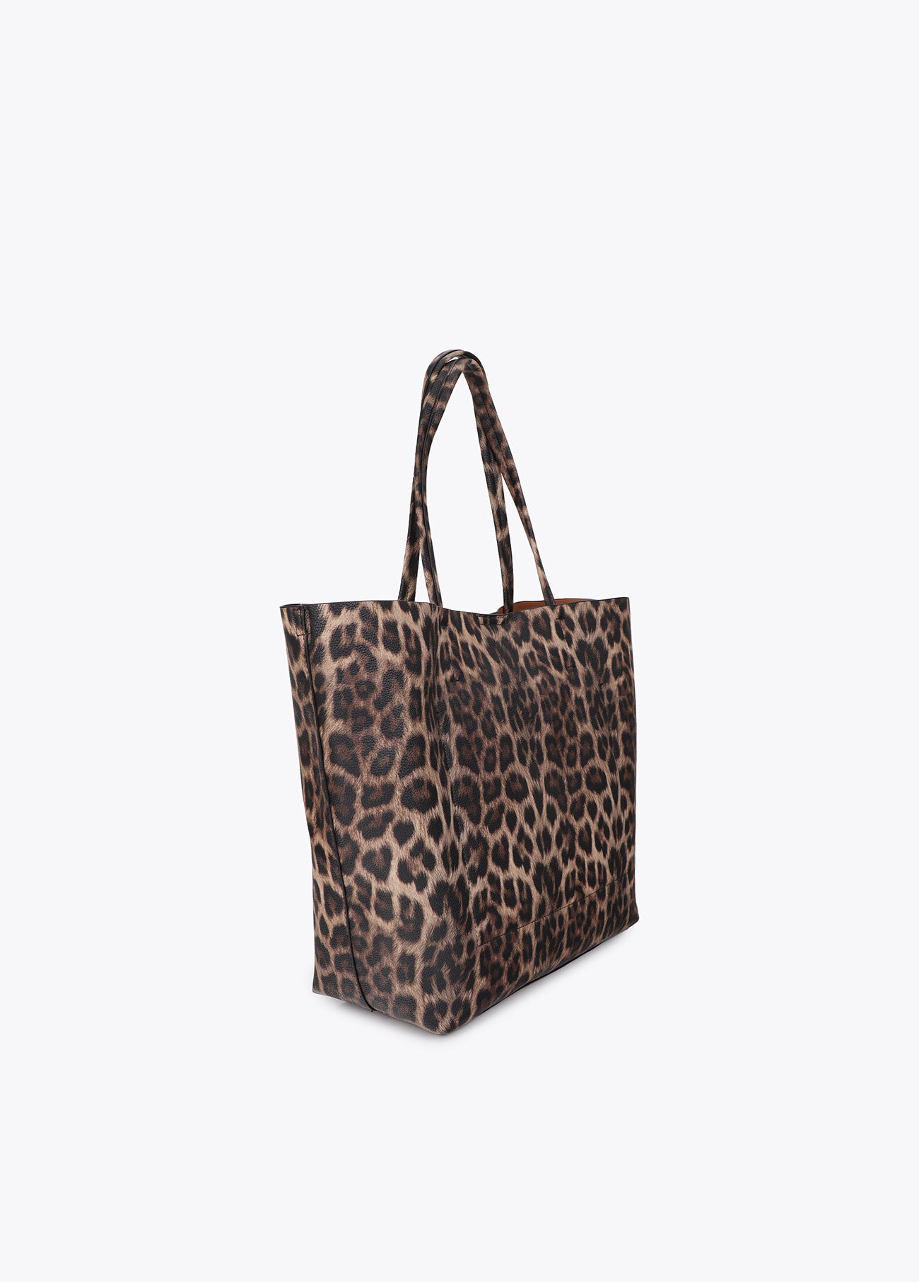 lf2604097-Basic animal print shopper-Black-Brown