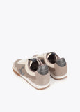 lf2605010-Sporty combination in different materials and leather-Grey-Metal