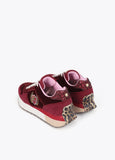 lf2605013-Sneaker with custom platform in combination of materials and leather-Black-Red