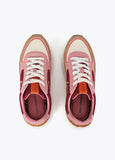 lf2605019-Sneaker with a combined running sole in different materials and leather-Pink-Orange