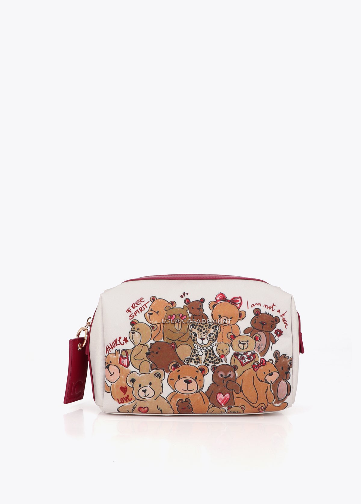 lf2612022-Personalized printed bear toiletry bag-Ecru-Multicolor
