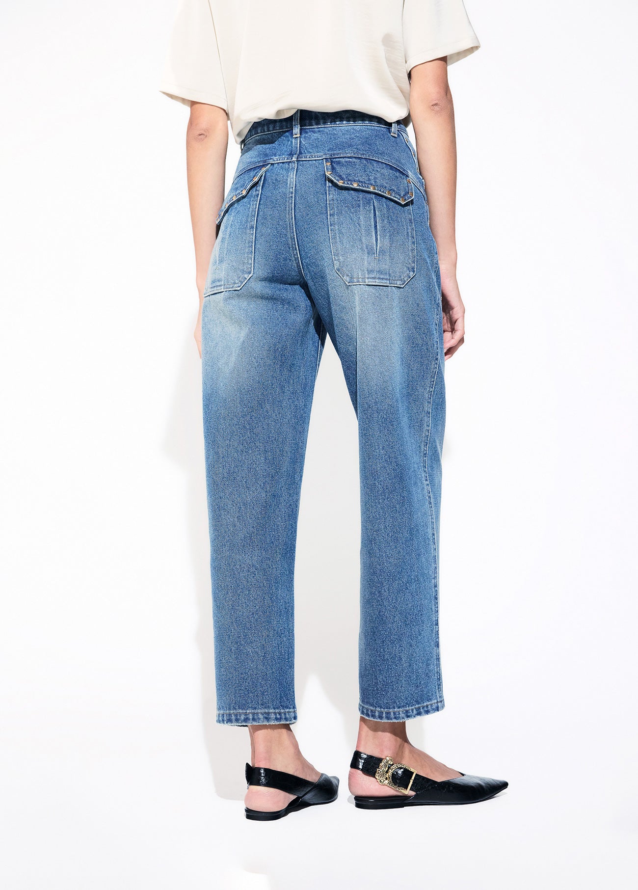 lf2614031-Texan ball with studs-Medium Blue