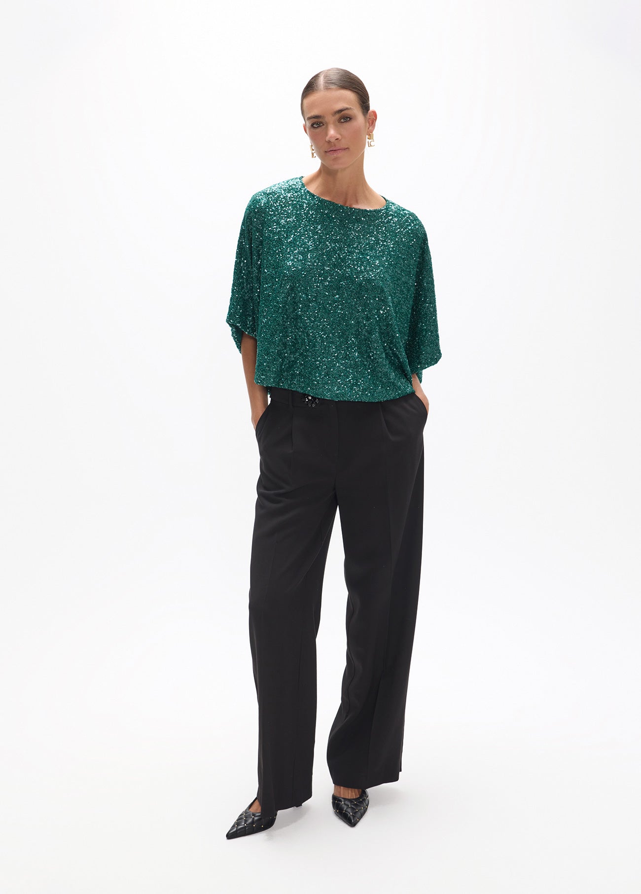 lf2615004-Layer sequins-Petrol