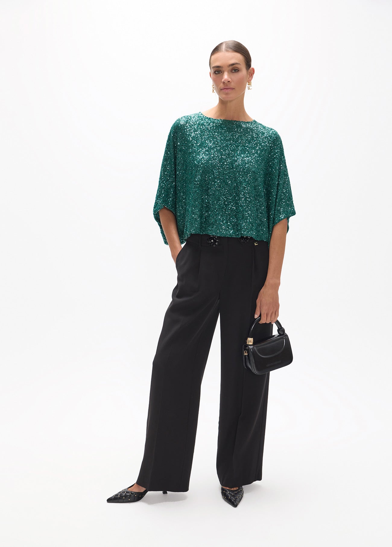 lf2615004-Layer sequins-Petrol