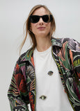 Printed bomber jacket
