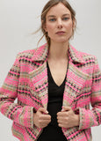 Tweed biker jacket