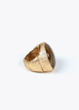 Brown agate ring