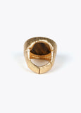 Brown agate ring