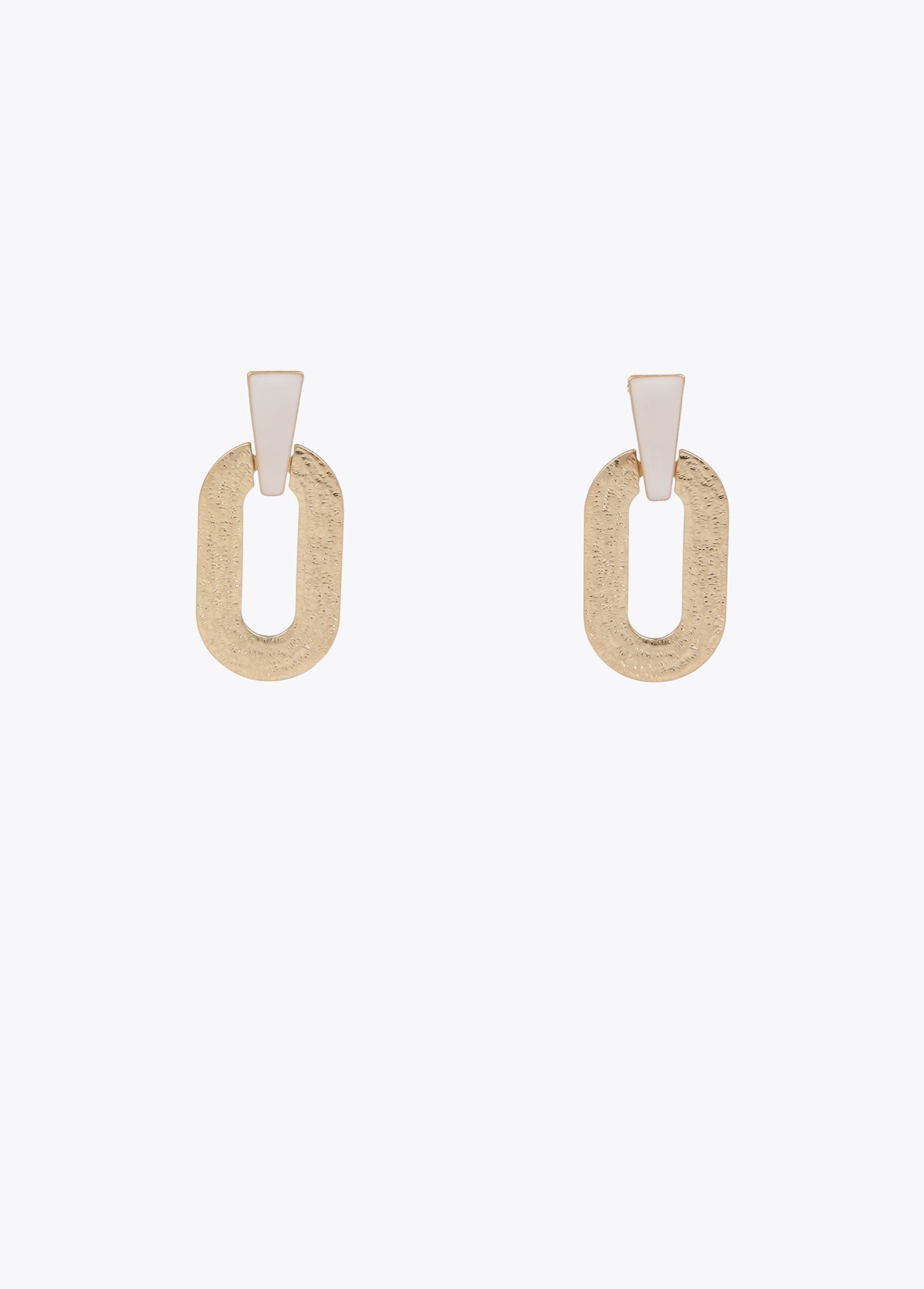 Oval earrings