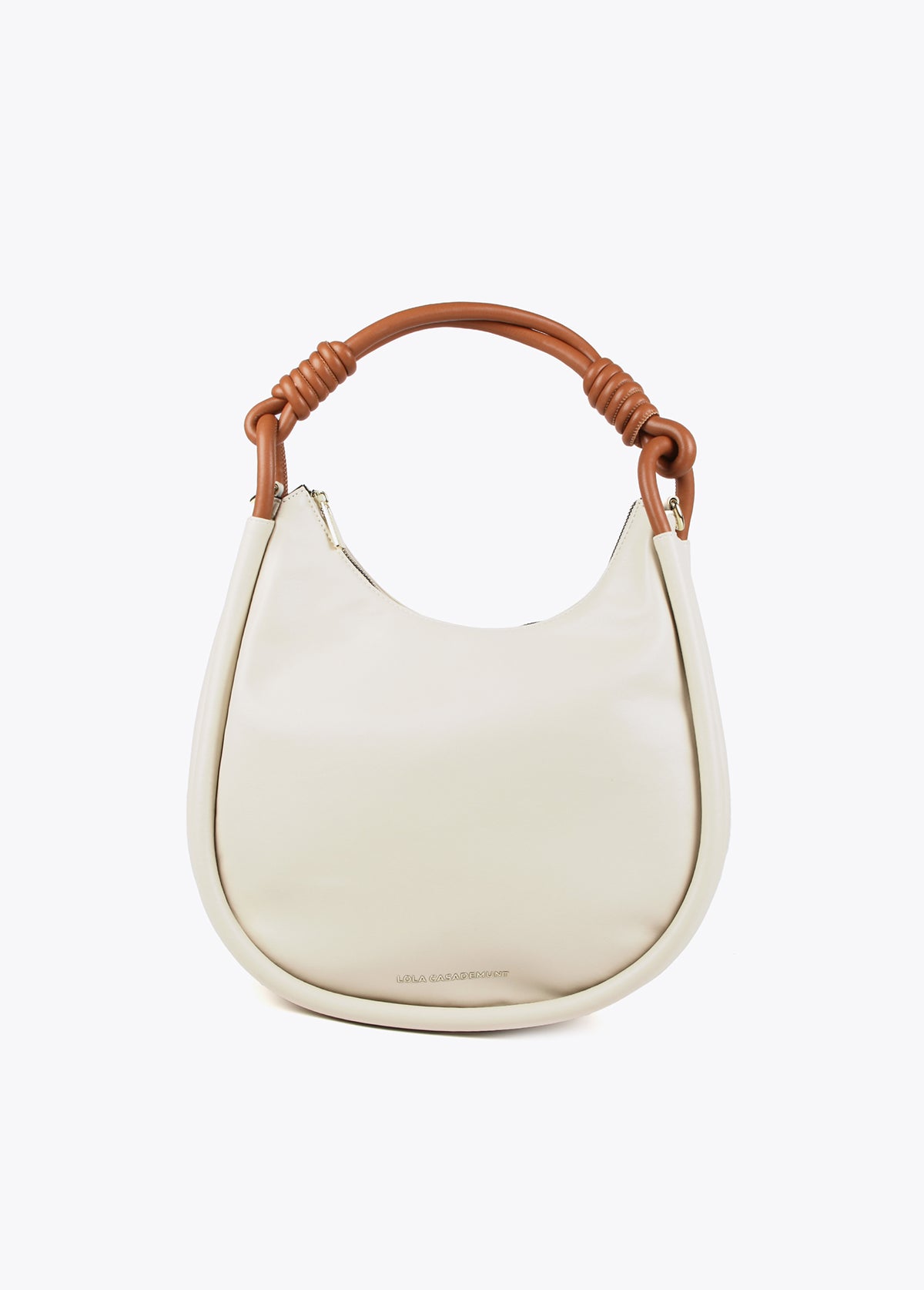 Hobo bag with rounded handles