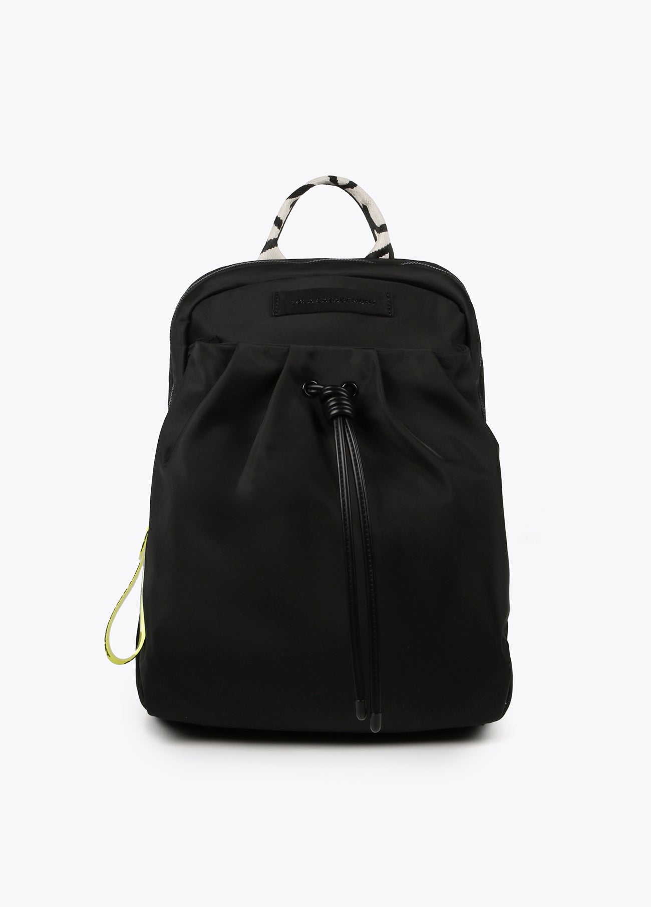 Nylon backpack with neon details