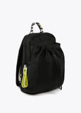 Nylon backpack with neon details