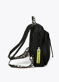 Nylon backpack with neon details