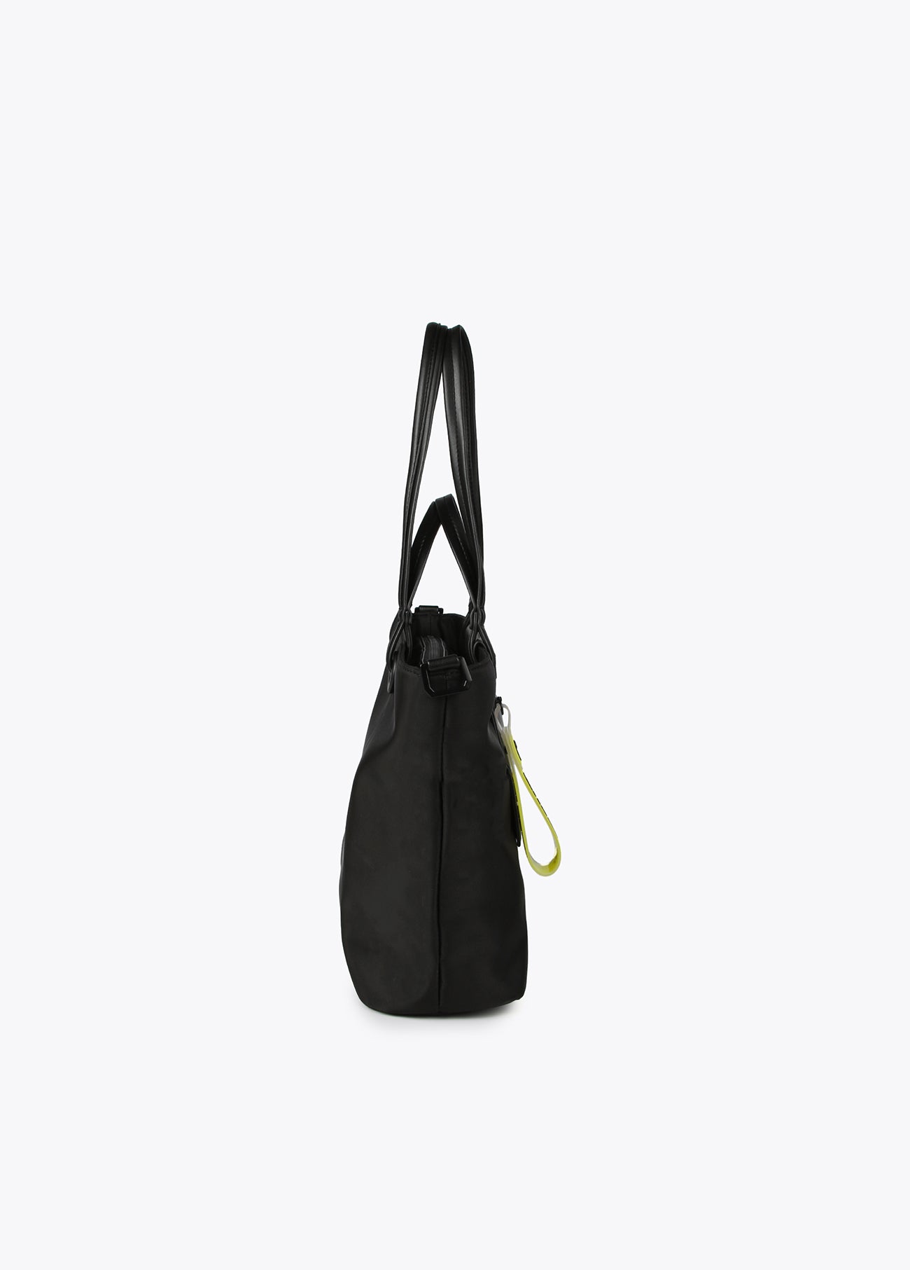 Nylon tote bag with neon details