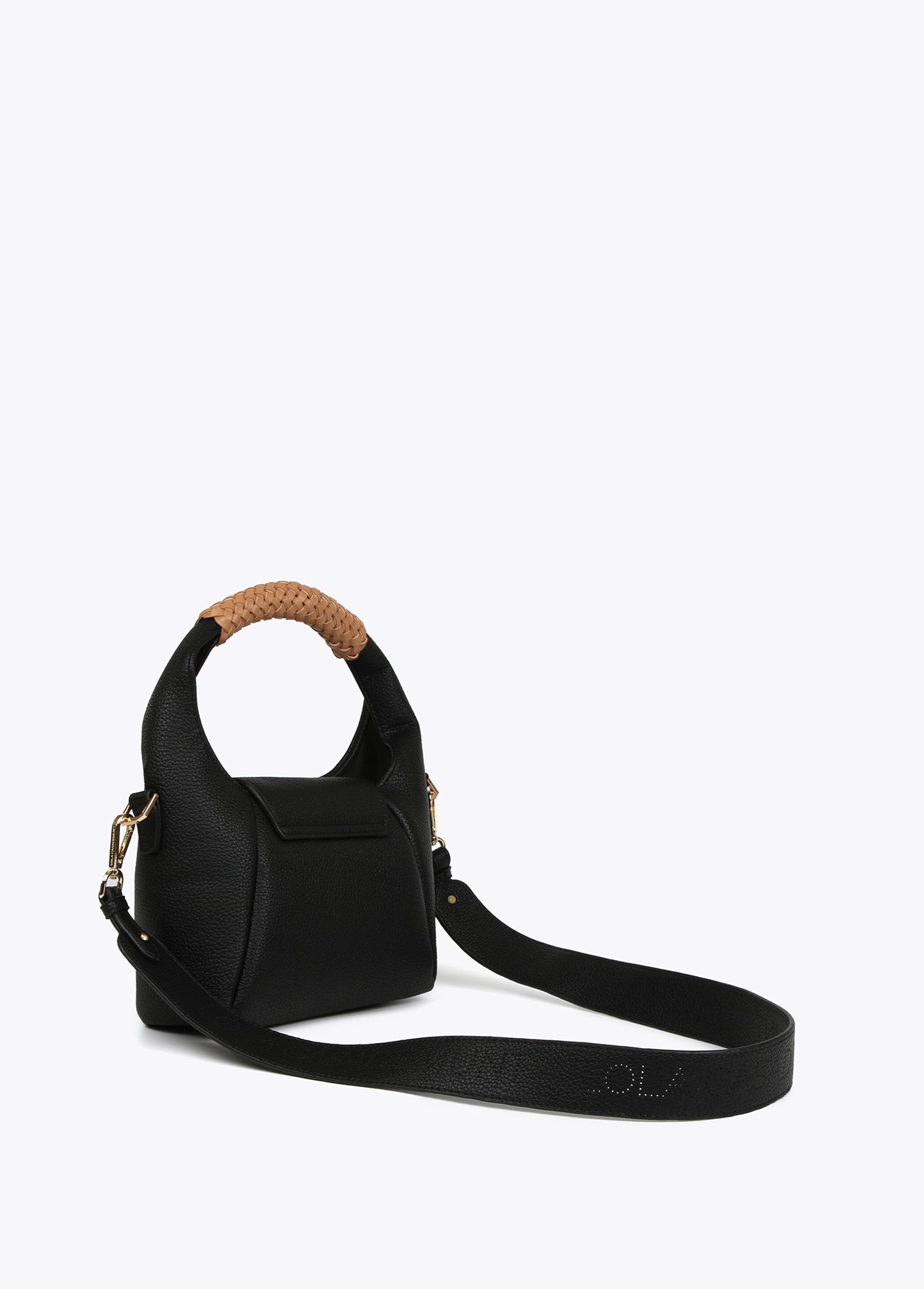 Crossbody bag with braided detail