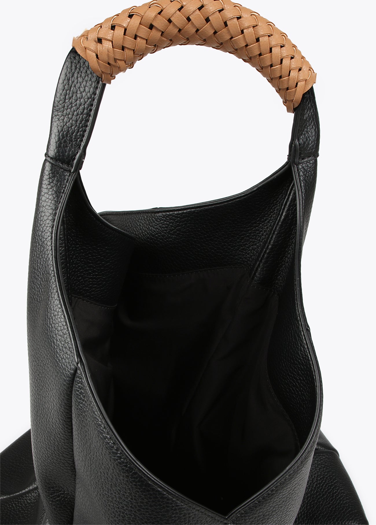 Tote bag with braided detail