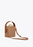 Woven bucket bag