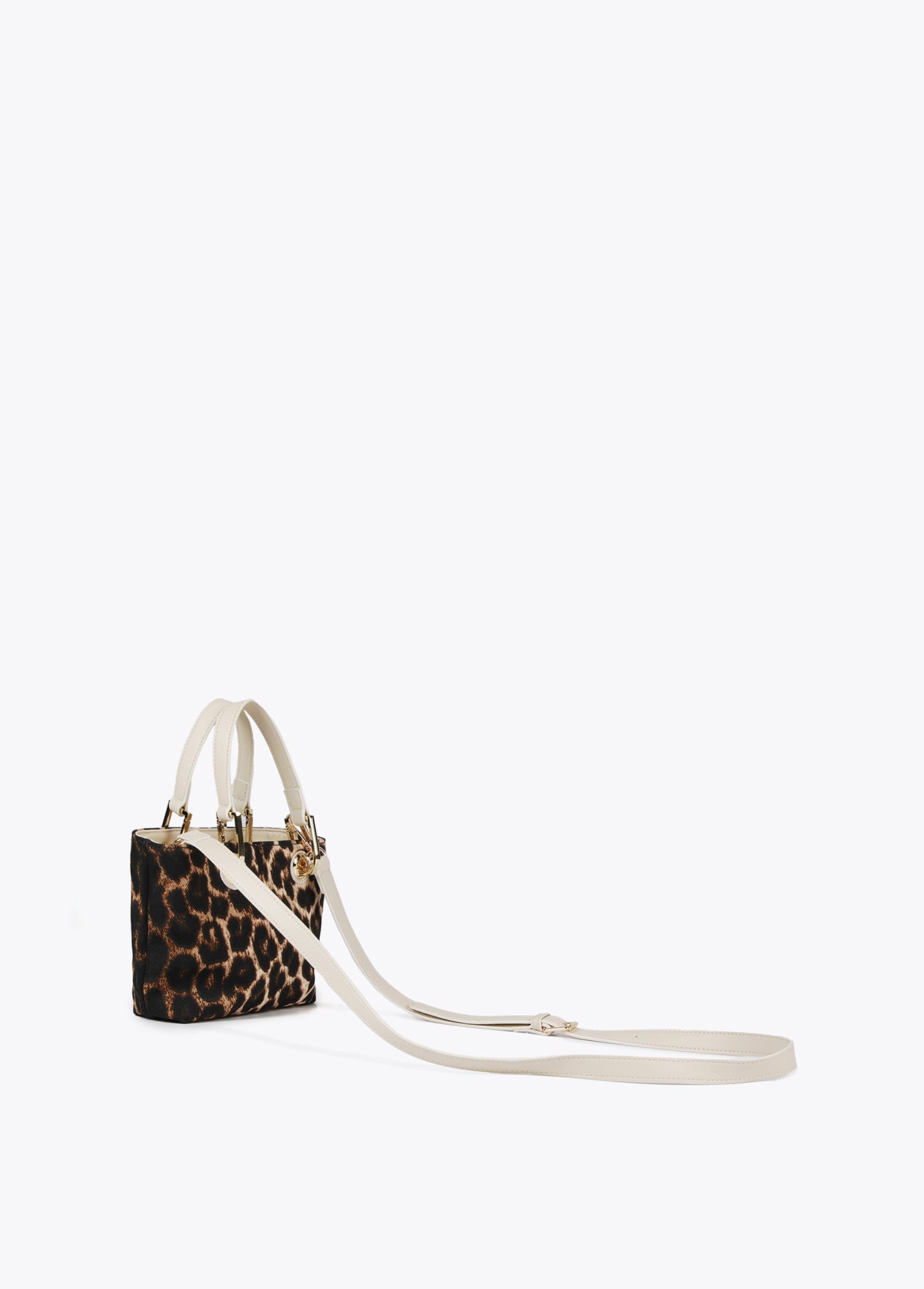 Mini animal print tote bag