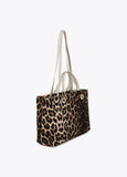 Animal print tote bag