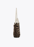 Animal print tote bag