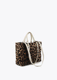 Animal print tote bag