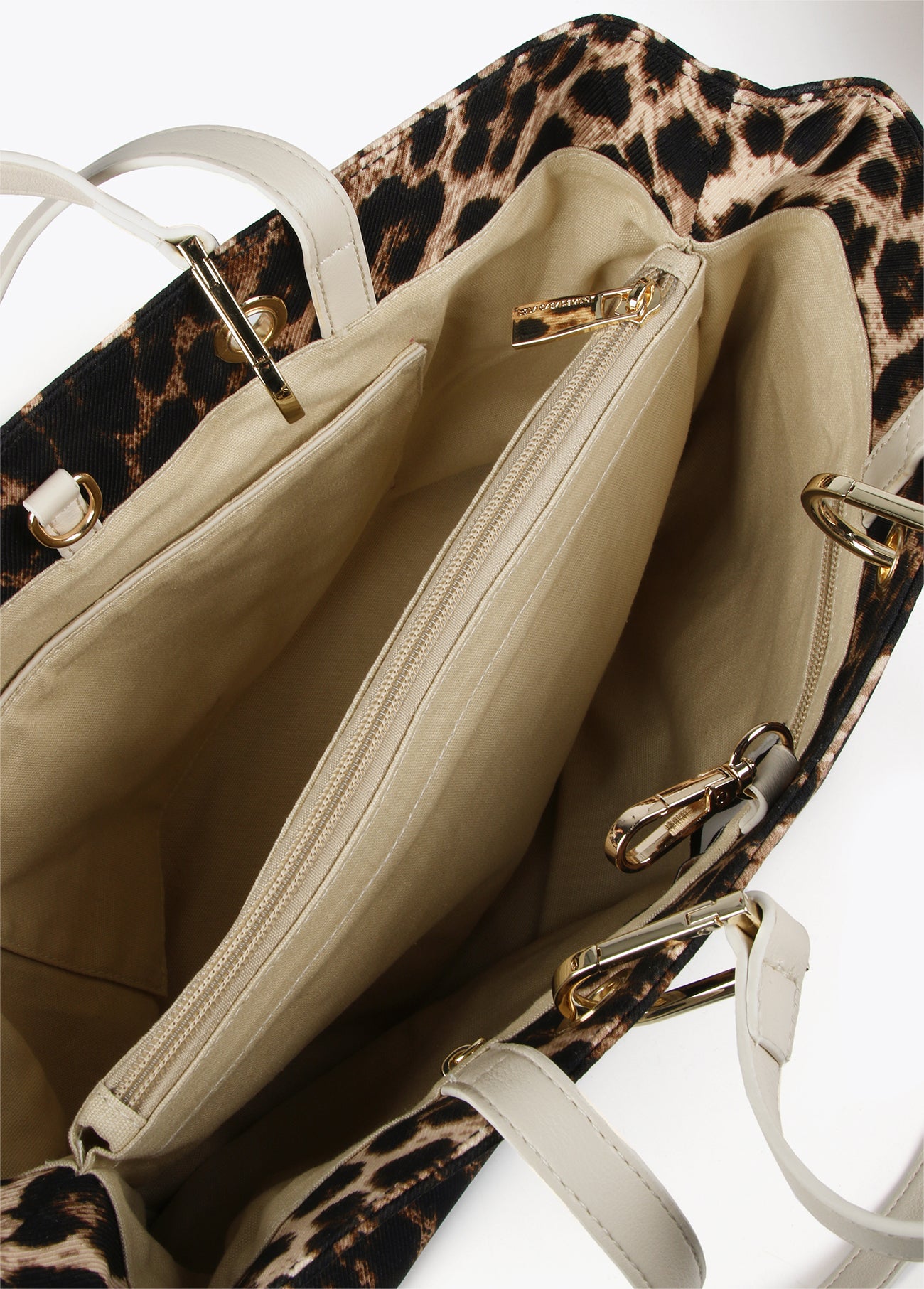 Animal print tote bag