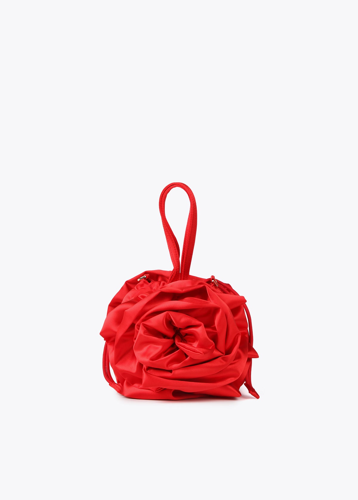 Satin flower bag