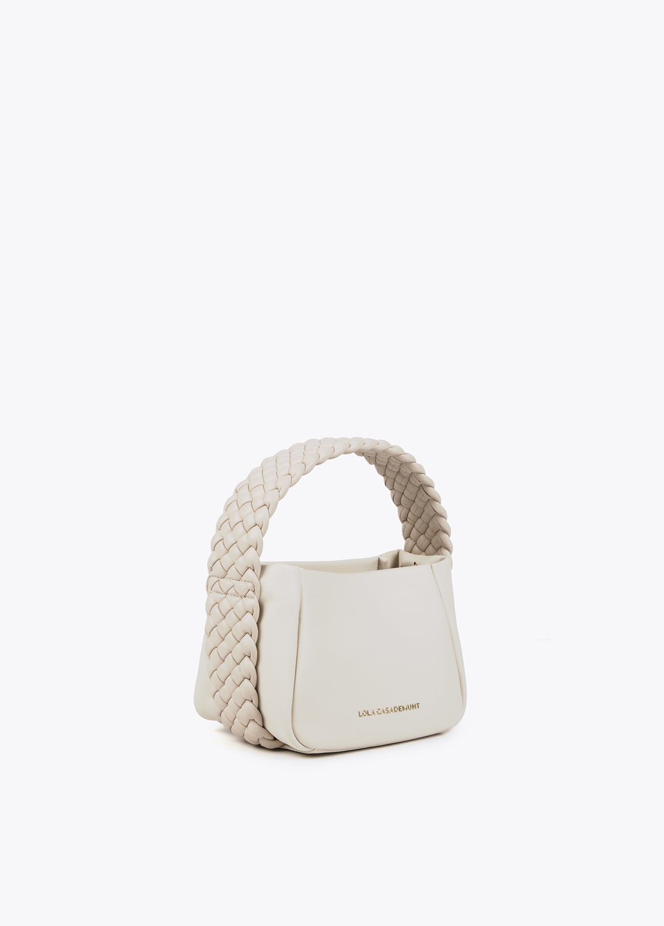 Mini bag with braided handle