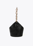 Mesh bag with crystals