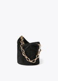 Mesh bag with crystals