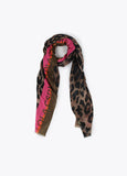 Animal print scarf