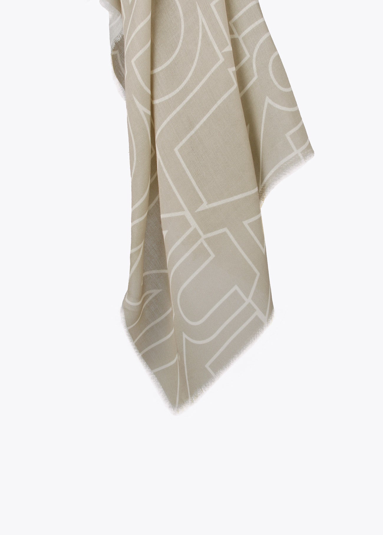 Monogram scarf