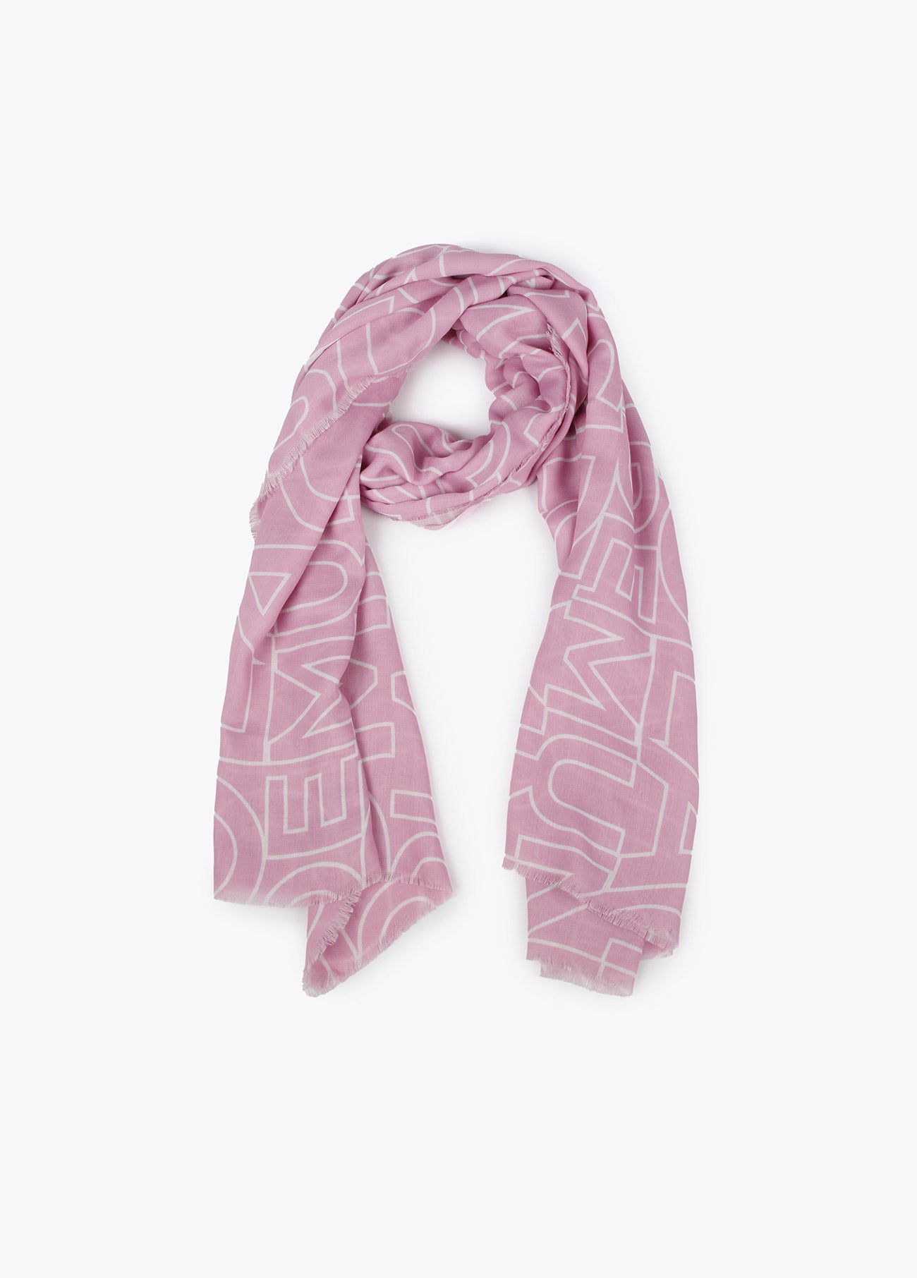 Monogram scarf