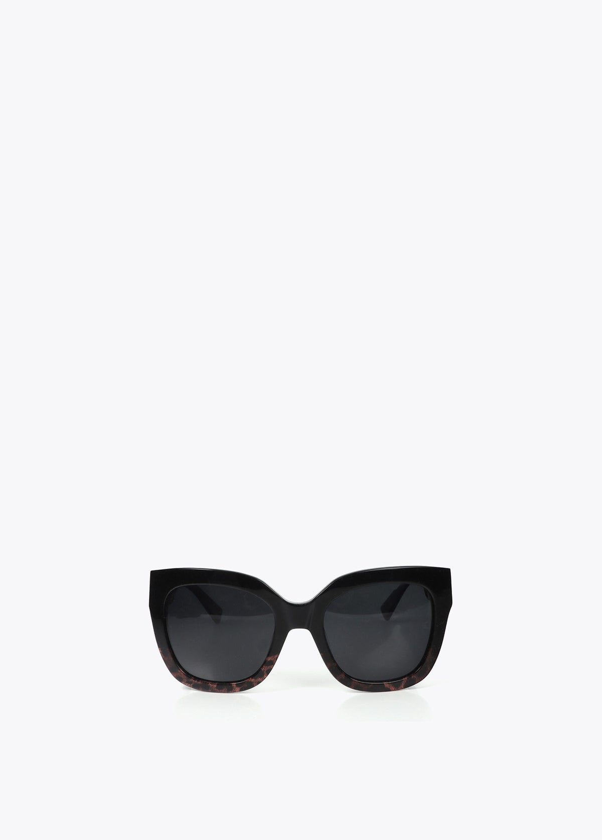 Square shape  tortoiseshell combined made of cellulose acetate