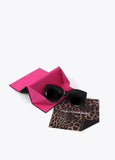 Square shape  tortoiseshell combined made of cellulose acetate