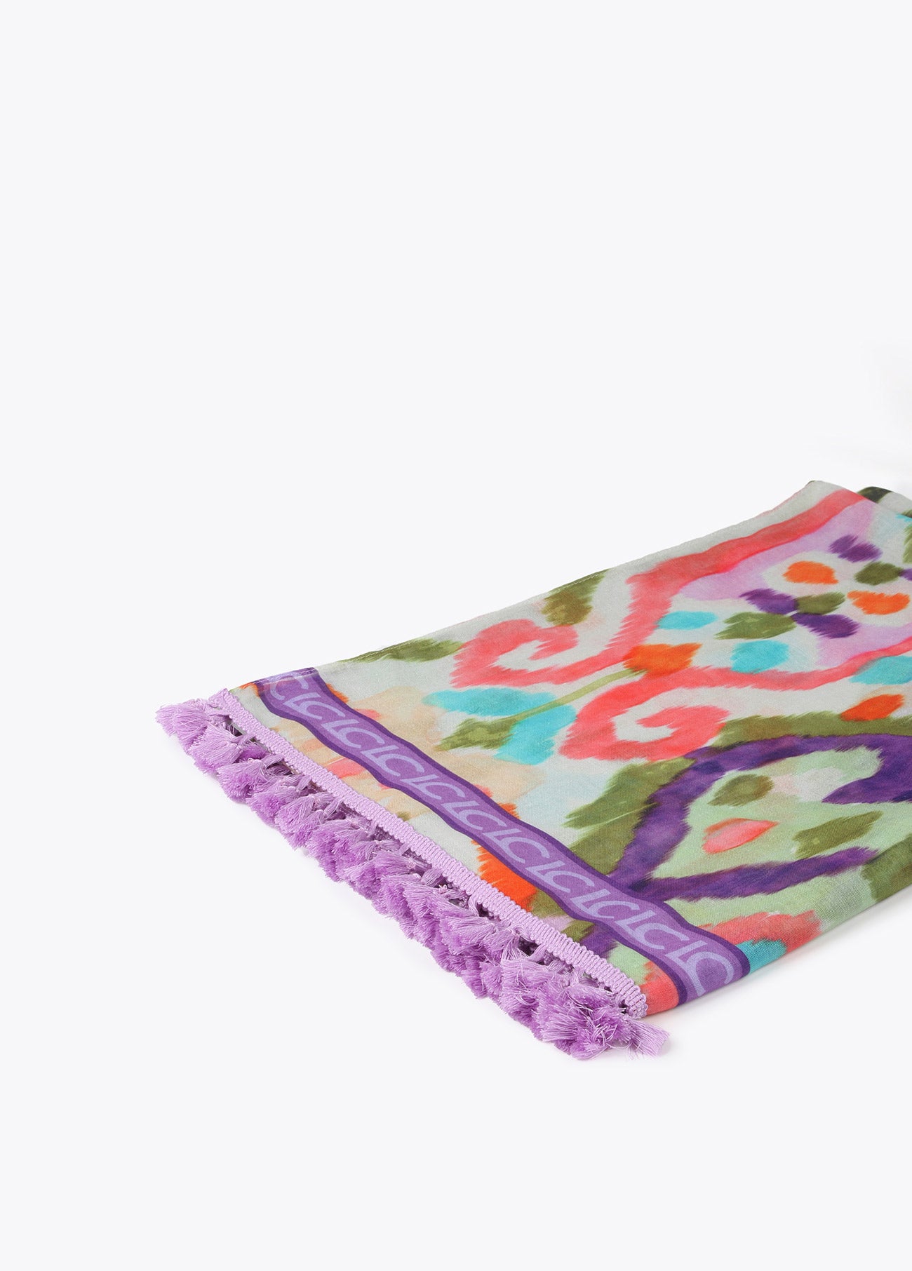 Greek key print wrap