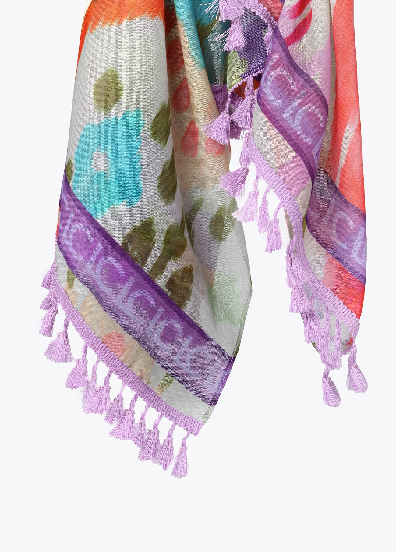 Greek key print wrap