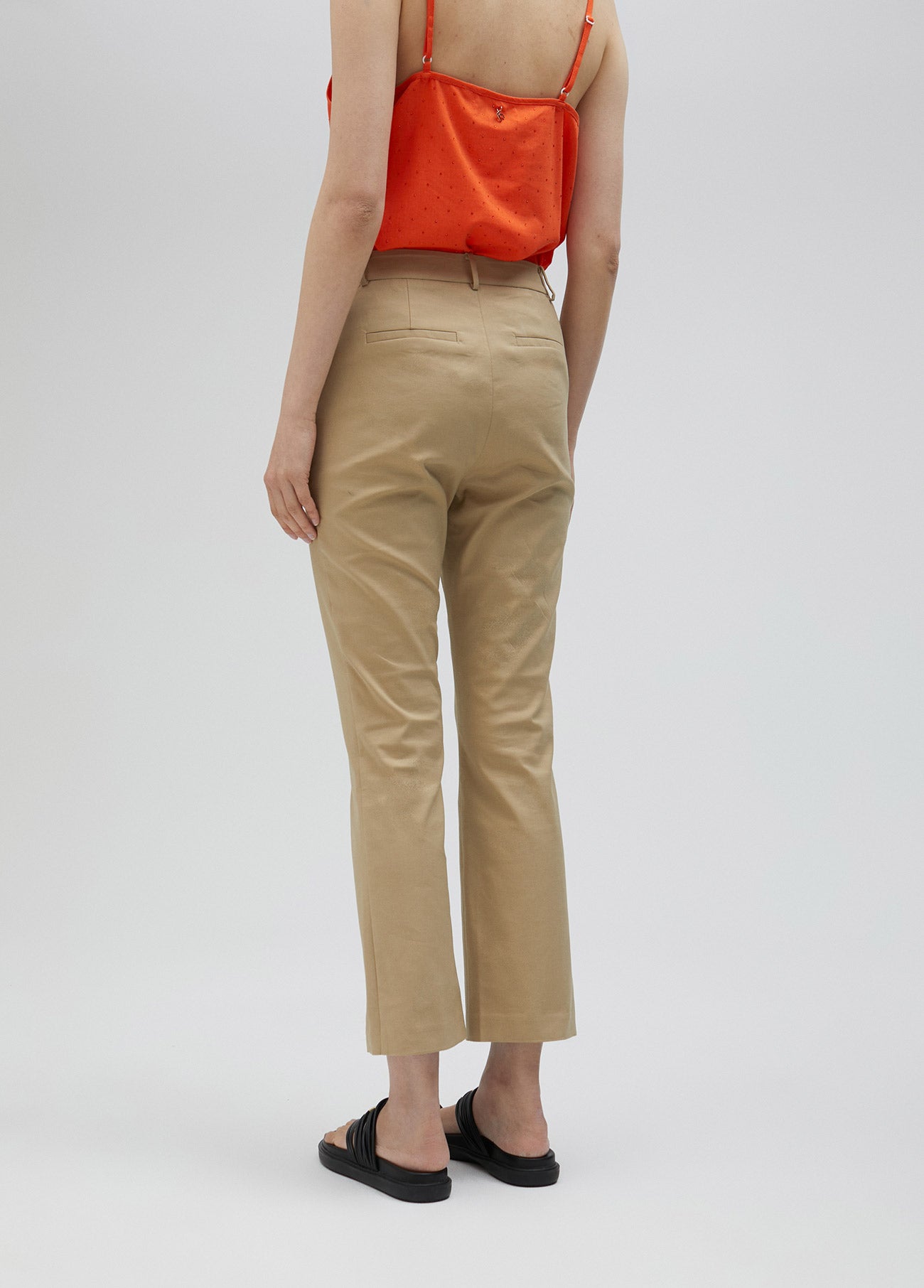 Straight-leg chino trousers