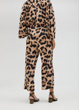 Animal print palazzo trousers