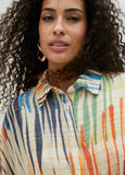 Multicoloured striped shirt