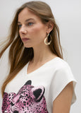 Leopard print T-shirt