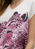 Leopard print T-shirt