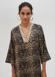 Short animal print Kurta dress