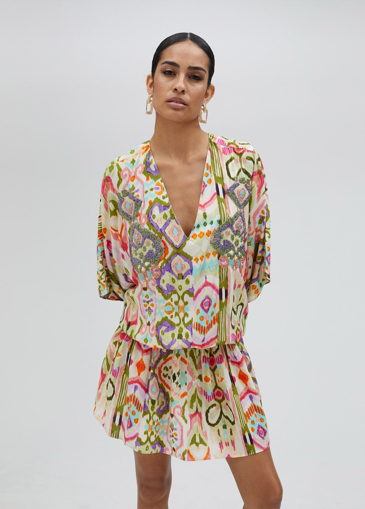 Short printed dress