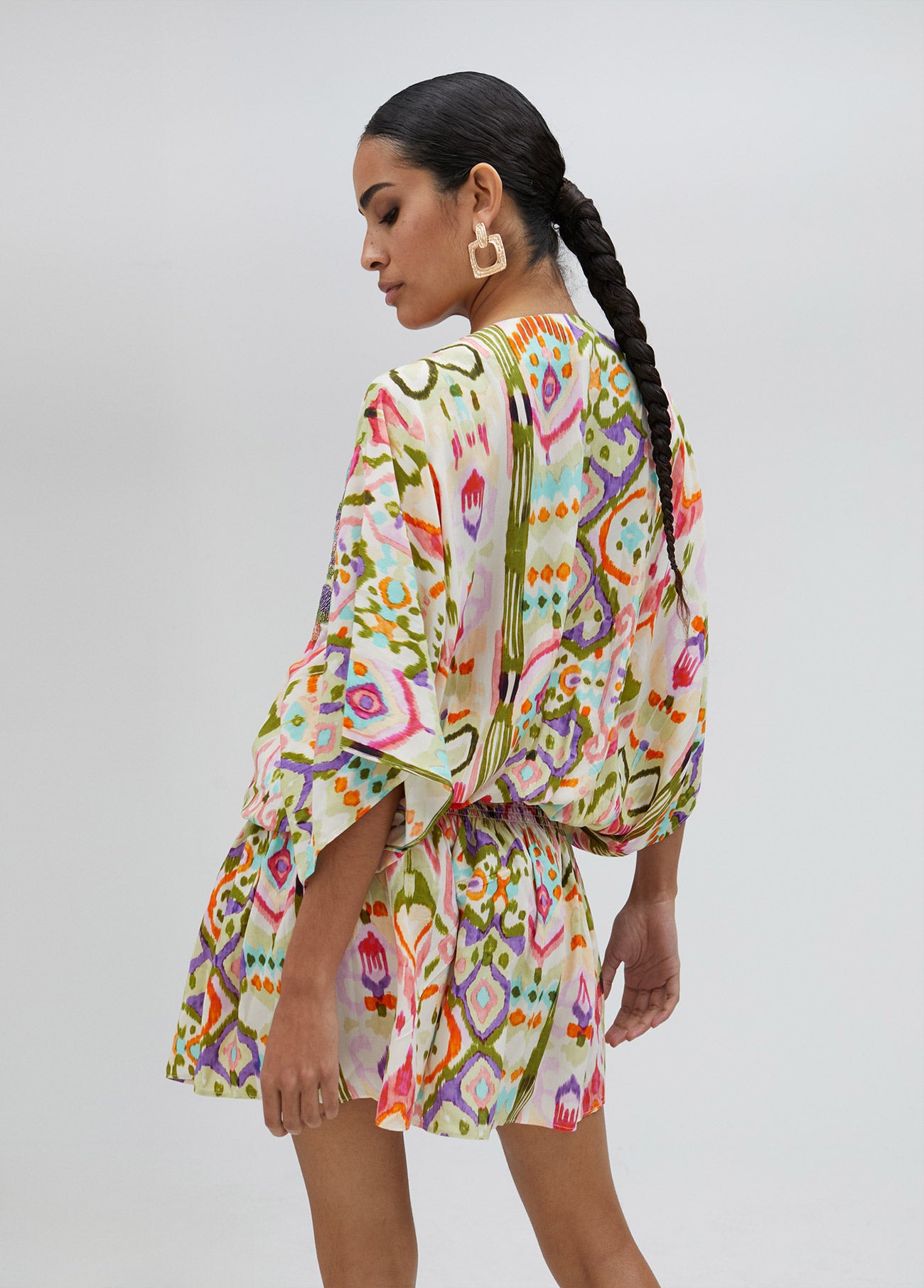 Short printed dress