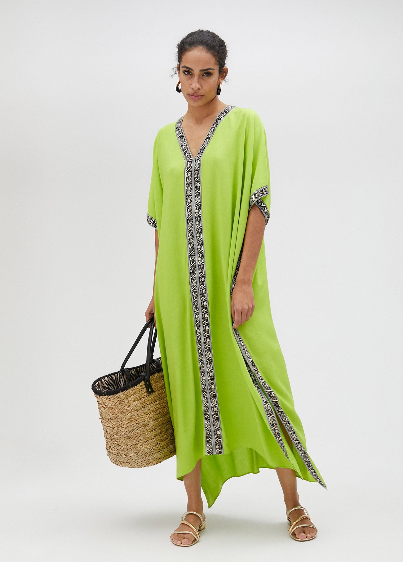 Long tunic with border