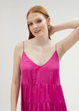 Ruffled strappy dress