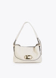 Faux Leather Crossbody Braided Handle and Bow
